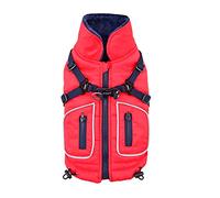 Puppia Pioneer Pet Coat, XX-Large, Red