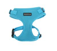 Puppia Ritefit Dog Harness small dog and medium dog harness - Adjustable and Super soft in many colours - Also usable as Puppy Harness - Anti Pull Dog Lead, Black, L