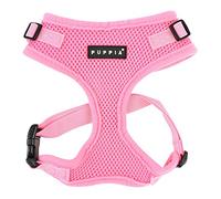 Puppia Ritefit Dog Harness small dog and medium dog harness - Adjustable and Super soft in many colours - Also usable as Puppy Harness - Anti Pull Dog Lead, Pink, S