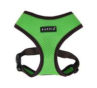 Puppia Soft Dog Harness II and adjustable harness for small or medium dogs, Green