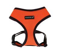 Puppia Soft Harness II Dog Harness, Orange, M