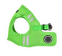 Puppia Soft Vest Dog Harness No Choke Step-in Reflective Triple Layered Breathable Mesh for Small and Medium Dog, Green, Large