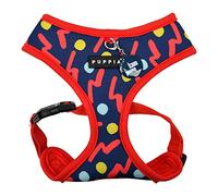Puppia Spring and Summer Fashion Over-The-Head Dog Harness, Red_Fete, Extra Large