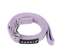 Puppia Two Tone Dog Lead Strong Durable Comfortable Grip Walking Training Leash for Small & Medium Dog, Violet, Small