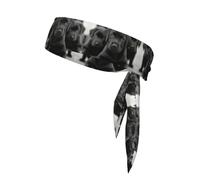 Puppies Dog Print Headband,Breathable Athletic Headband,for Running,Tennis,Versatile Head Gear