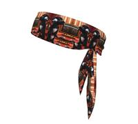 Puppies Dog Print Headband,Breathable Athletic Headband,for Running,Tennis,Versatile Head Gear