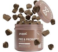 Pupps Probiotics for Dogs 120x Dog Probiotics for Gut Health, Immunity Health, Sensitive Stomach, Diarrhea, Anal Gland, Scooting, Loose Stool, Itchy Ears | Canine Dog Probiotic Supplements Treats