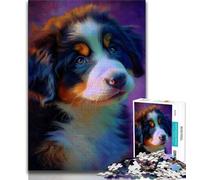 Puppy 1000 Piece Jigsaw Puzzles for Teenagers Gifts,Help The Brain Exercise Addictive Toys to Cultivate Patience Suitable for Couples (38x26cm)