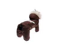 Puppy Angel Urban Jungle Padded Overalls for Girls, M, Brown