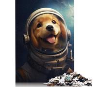 Puppy Astronaut Jigsaw Puzzles for Adults 1000 Puzzles for Adults 1000 Pieces Puzzle 1000 Pieces Jigsaw Puzzles for Gifts 1000pcs (75x50cm)