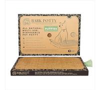 Puppy Bark Potty Natural Dog Potty for Small Dogs & Teething Puppies - Odor Neutralizing Reusable Indoor Solution for Apartments - Eco-Friendly Pee Pad Alternative - Large 30x20 inch