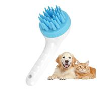 Puppy Bath Brush,Hair Remover Brush with Long Handle | Pet Massage Indoor Bath Washing | For Indoor, Shake & Care