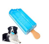 Puppy Biting Toy - Ice Cream Shape Dog Toy for Activity | Interactive Silicone Chew Toy Cooling Soothing for Puppies and Seniors at Home On the Go Camping
