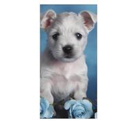 Puppy Blue Rose Beach Towels Extra Large, Quick Dry Absorbent Multipurpose, Oversized Beach Towel, Sand Free Foldable Lightweight, Travel Towel, For Beach Pool Camping Travel Vacation, 63x31.5 in