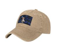 Puppy Blue Rose Natural The hat is Breathable, Sweat-Absorbent, and Adjustable, Fashionable and Versatile, Suitable for All Seasons.