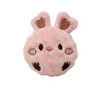 Puppy Bouncy Sphere - 5x6cm Colorful Bunny Shape, Elastic Mastication Tool, Floating Aquatic Fetch, Robust Teeth Cleaning Aid | Festive Holiday Occasion Yard Lake Interaction Canine Recreation