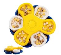 Puppy Bowl Slow Feeder, Three-Layer Eat-Slow Puzzle Feeder, Jigsaw Puzzle Style Detachable Dog Bowl, Reduces Boredom, Encourages Healthy Eating, Mental Stimulation, for Puppies, Small and Medium Dogs