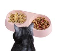 Puppy Bowls | Double Elevated Dog Bowls Medium Lightweight Pet Bowl with Water Feeder and Food for Cats and Dogs