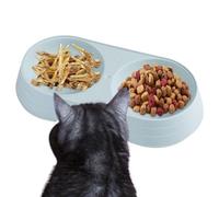 Puppy Bowls - Elevated Double Dog Cat Bowls - Pet for Small Medium Large Dogs Cats Pet Food Water Feeder Puppy Supplies