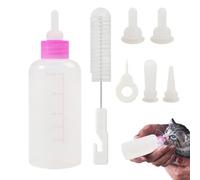 Puppy Breastfeeding Bottle Kit | 7 Pieces Feeding Bottle Set For Small Dogs | Feeding Feeding System 4.13x1.57x1.57 Inch, Breastfeeding Bottle Kit