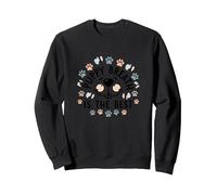 Puppy Breath Is The Best: Cute Dog Lover Sweatshirt, Adult Unisex, Black, S