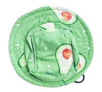 Puppy Bucket Hat Dogs Sunbonnet With Ear Holes Supplies Headwear Devil Sun With Strap Belt Photo Props Cats Bucket Hat Pet