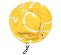 Puppy Bucket Hat With Double Ear Holes Outdoor Sunbonnet Costume Belt Outdoor Wear Colorful Photography Props Dog Hat