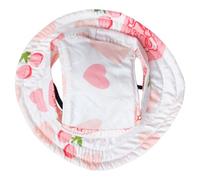 Puppy Bucket Hat With Double Ear Holes Outdoor Sunbonnet Costume Belt Outdoor Wear Colorful Photography Props Dog Hat