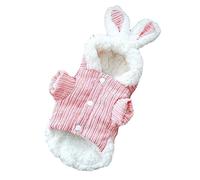 Puppy Bunny Hoodie Cozy Thick Dog Clothes for Cold Days for Outdoor Activities Festivals Warm and Comfortable Costume for Dogs