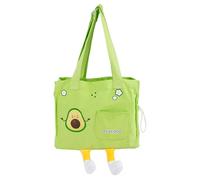 Puppy Carrier - Adjustable Pet Sling with Cute Avocado Design 12 Inch Dog Cat Carrier Travel Airplane Walking Carrier | Comfortable T