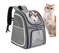 Puppy Carrier, Convenient Dog Travel Pouch and Storage Daypack, Breathable with Reflective Strip, Cat Carrier Backpack for Outdoor Adventures, Puppies, Toys, and Snacks