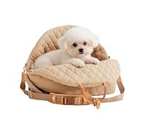 Puppy Carrier Seat - Waterproof Pet Elevator Portable Travel Bed | Washable Nylon Puppy Safety Cot Folding Car Travel Carrier