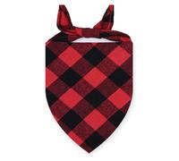 Puppy, Cat, Dog Bandana, Boy-Girl Winter-Spring Design Premium-Soft-Stylish-Dual Layered Reversible, Available in Small & Large (Red, L)