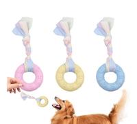 Puppy Chew Toy | Soft Puppy Teething Sticks,Reusable Ball with Rope Dog Toy, Teether, Dog Teeth Cleaning for Relieving Boredom