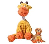 Puppy Chew Toys, 2025 New Pet Chew Toys for Teething and Boredom Relief, Squeaky Plush Dog Toy Suitable for Small and Medium Dogs, Makes Sound When Pressed or Chewed (Giraffe)