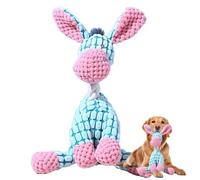 Puppy Chew Toys, 2025 New Pet Chew Toys for Teething and Boredom Relief, Squeaky Plush Dog Toy Suitable for Small and Medium Dogs, Makes Sound When Pressed or Chewed (Blue Donkey)
