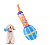 Puppy Chew Toys - Microphone Shape Plush Teething Plaything, Soft Squeak Sound Interactive Pet Accessory, Flexible Bite Resistant Training Companion, Lightweight Toss Fetch Entertainment Prop | for In