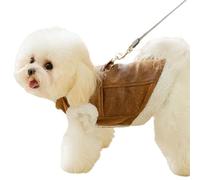 Puppy Coat - Thickened Plush Dog Vest for Small Dogs & Cats, Warm Winter Sweater Puppies, Soft Pull-On Pet Jacket for, Bichon Frise & Other Small Breeds (XS-L)