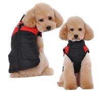 Puppy Coat Vest Puppy Clothes Tank Tops Waterproof Dog Clothes Pet Windproof Vest Dog Costume Doggie Coat Red The Dog Co (Red S)