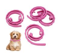 Puppy collar, adjustable telescope pet collapse made of light silicone for small and large cats and dogs 4 pieces purple (EALRIDVwgFK45-11)