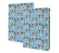 Puppy Corgi Cute Print Compatible with ipad 9th/8th/7th Generation Case Cover, Tablet Cases Compatible with ipad Case 10.2 Inch, Auto Wake/Sleep, Folio Stand