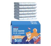 Puppy Diapers | Super Absorbent Diapers,Leakproof Elastic Pet Wrap for Recovery Disabled Pet Travel Indoor Accident Prevention