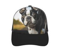 Puppy Dog Boston Terrier Baseball Cap for Men Women Snapback Hat Classics Trucker Hat Hip-Hop Hats