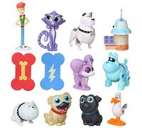 Puppy Dog Figurines Set,12pcs Life of Pets Figures Toy, Mini Pet Toy, Rabbit and Dog Cake Toppers, Life of Pets Action Figures, Pets Collection Figure Playset for Kids,Fans, Boys and Girls