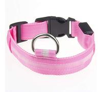 Puppy Dog Pet Collars Cats Anxiety Relief Soothing Collar(C-Pink,Medium-E)