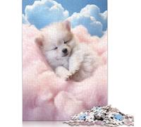 Puppy Dreamland Puzzle Difficult Hard Paper Rectangular Jigsaw Puzzle for Adult Children Unique Gift 500pcs (52x38cm)
