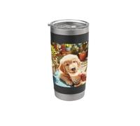 Puppy Drinking Bubble Tea Boba Lover Stainless Steel Insulated Tumbler
