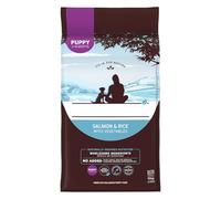 Puppy Dry Dog Food Salmon With Rice 15kg - Hypoallergenic and Easy to Digest - Complete Balanced Dry Food Made With a Single Source Protein - No Artificial Flavours, Colours or Preservatives