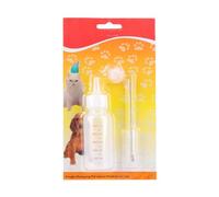 Puppy Feeding Bottle | 50ml Kitten Feeder Baby Dog Milk Bottle - Leak-Proof Baby Cat Nipple Feeder Set for Bunny Daily Squirrel Lactation Support Small Animals Travel Picnic Clinic