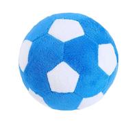 Puppy Football Toy - 15cm Squeaky Dog Ball, Soft Plush Pull Fun | Soft Gum Exercise for Health, Indoor & Outdoor Activity in the Garden, High Visibility Fetch Catch
